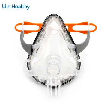 

Bmc F1A Full Face Mask Realistic Silicone Gel Masks Mouth & Nose For Sleep Snoring Health Care And Apnea Therapy Instrument