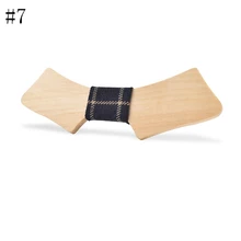 Деревянный галстук-бабочка ручной работы Классический Лучший Подарок Галстук Свадебная вечеринка бабочка