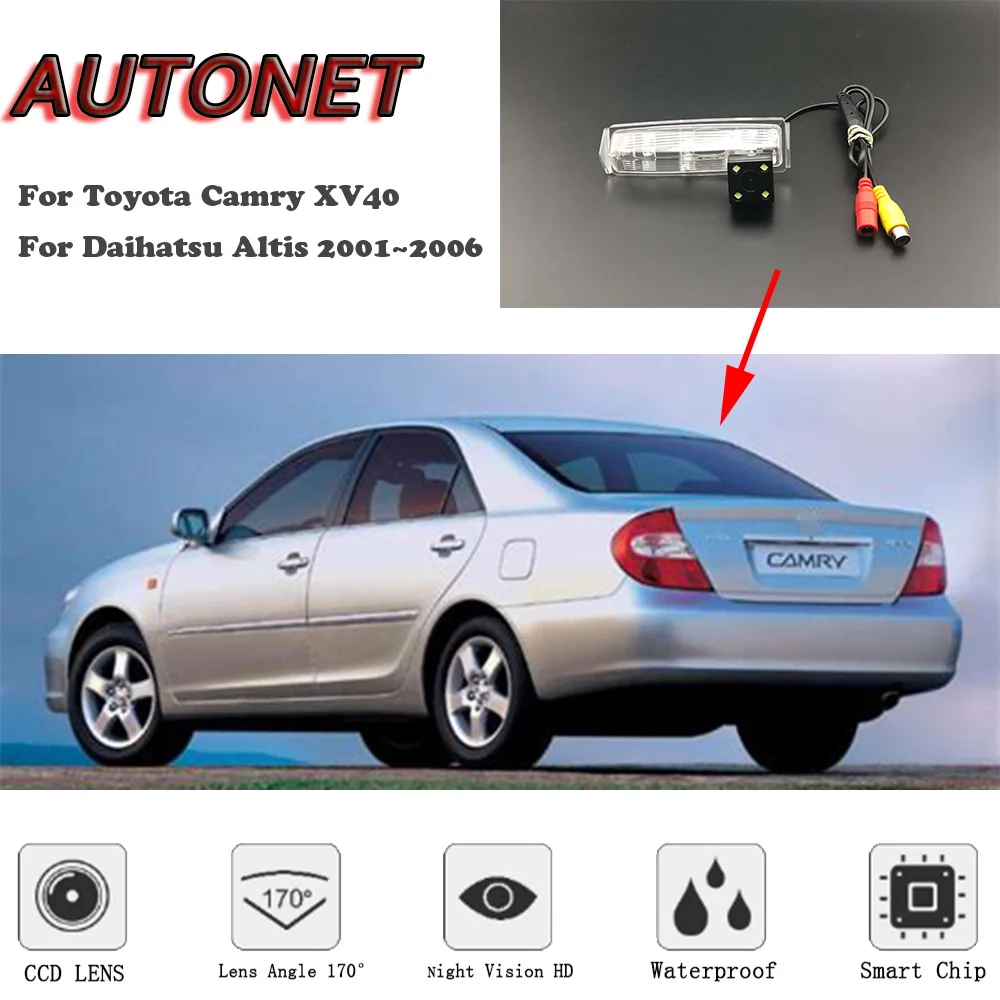 AUTONET HD камера заднего вида ночного видения для Toyota Camry XV30 для Daihatsu Altis 2001~ 2006 CCD/камера номерного знака