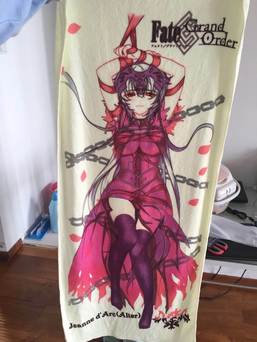  anime towel Fate/Grand order Avenger Alter  Hot water gradient color Bath towels 70x35cm