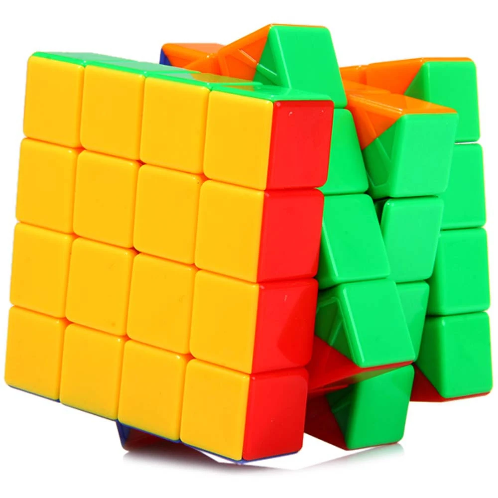 Professional Speed Fantasy 4x4x4 Magic Cube Keyring Puzzle font b Keychain b font Speed Toy Three