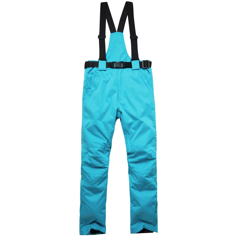Женские лыжные штаны Новые спортивные высококачественные съемные подтяжки мужские ветрозащитные теплые зимние снежные лыжи