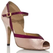 Танцы Zapatos de BAILE Размеры США 4-11 Высота каблука 7 см 8 см удобные Salsa Туфли для латинских танцев для женщин jyg848