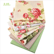 Chainho, Цветочная серия, набивная твиловая, хлопковая ткань для DIY шитья и шитья ребенка и детей/лист, подушка, материал подушки, 50x160 см