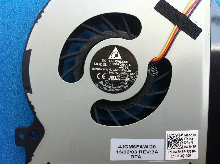 (5 шт./лот) для DELL XPS 15 L501X L502X Cpu Fan New P/N:KSB0705 HA A AC94 4JGM6FAWI20|5 fans|xps 15fan fan |