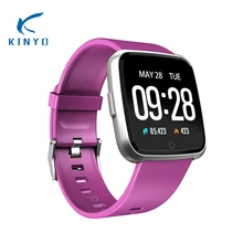 Bluetooth отслеживание активности умный Браслет Heart Rate Фитнес браслет для женщин трекер сна 1,3 дюймов ips экран pk mi band 3