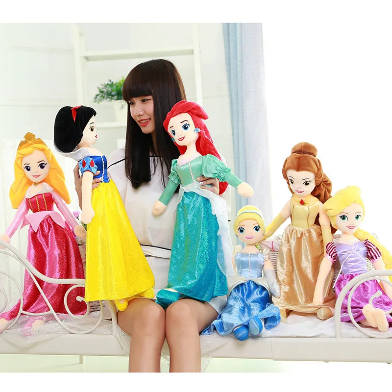 soft disney princess dolls