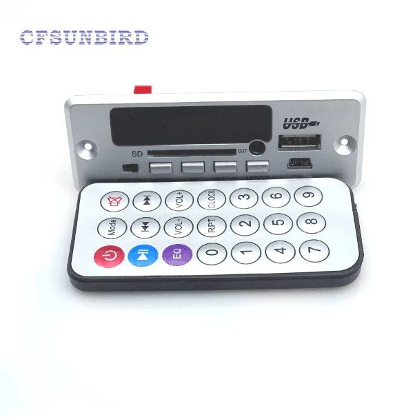 Multi functional bluetooth hands free calls decode board APE MP3 WAV decoder amplifier headset and bluetooth