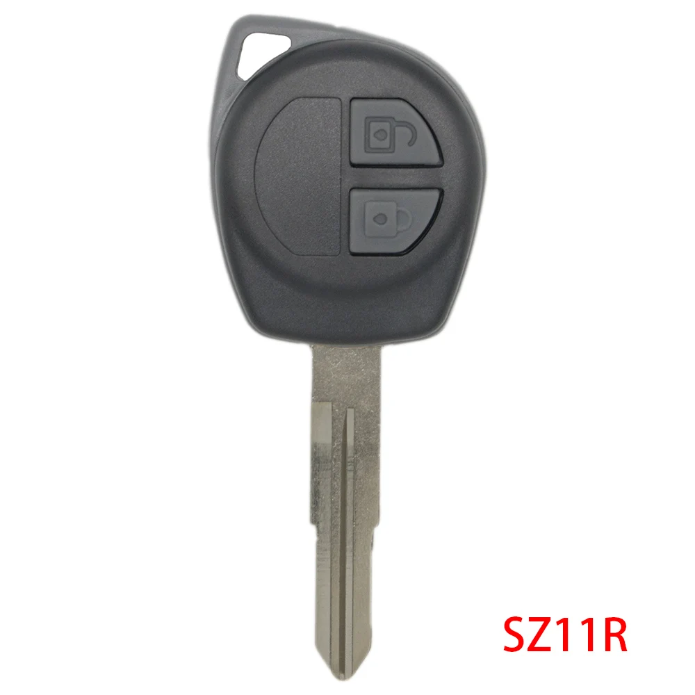 WhatsKey 2 кнопки дистанционного ключа оболочки с силиконовой резиновой накладкой чехол для Suzuki SX4 Splash Jimny Liana Aerio Alto Swift Grand Vitara - Количество кнопок: SZ11R Blade