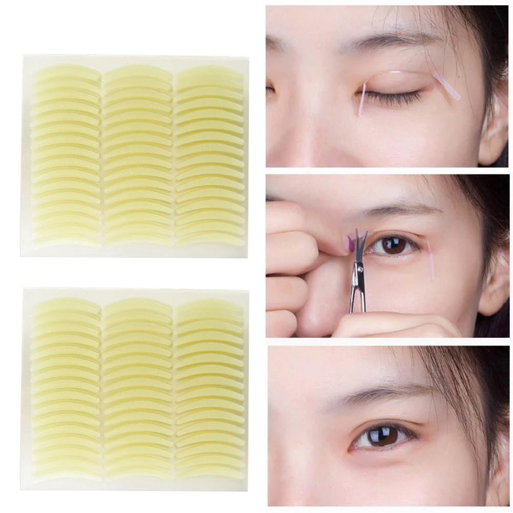 

720 Pairs Invisible Double Eyelid Paste Stickers Transparent 3D Adhesive Eye Makeup Eyelid Paste Tape Stickers Tool