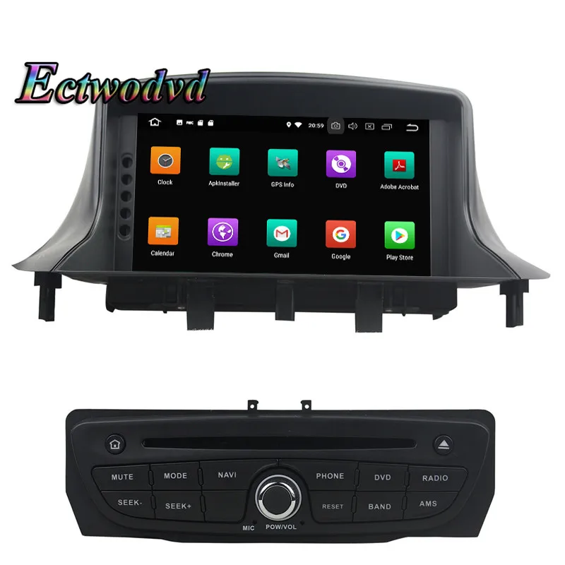 Cheap Ectwodvd Octa Core 4G Android 8.0/Quad Core Android 8.1 Car Multimedia DVD Player For Renault Megane III Fluence 2009-2016 2