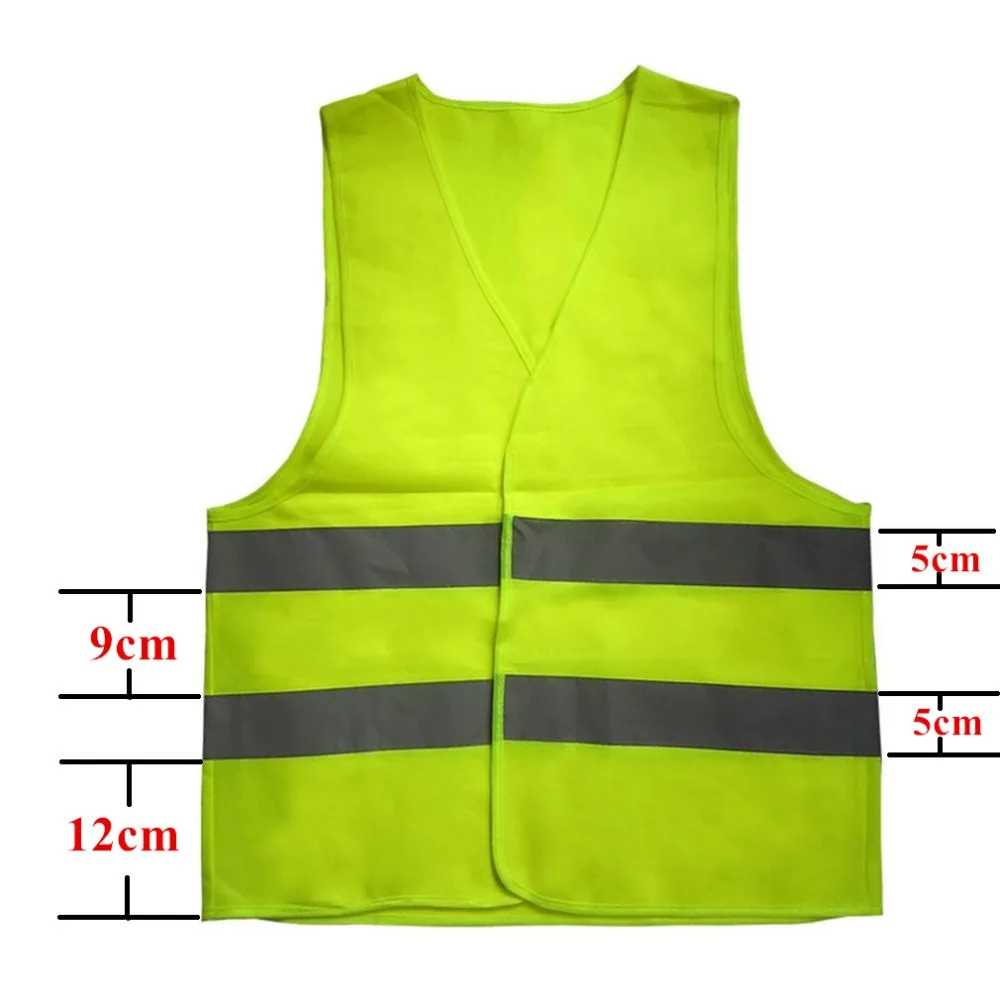 

Reflective Fluorescent Vest High Visibility Outdoor Safety Clothing Running Contest Vest Safe Light-Reflective Ventilate Vest