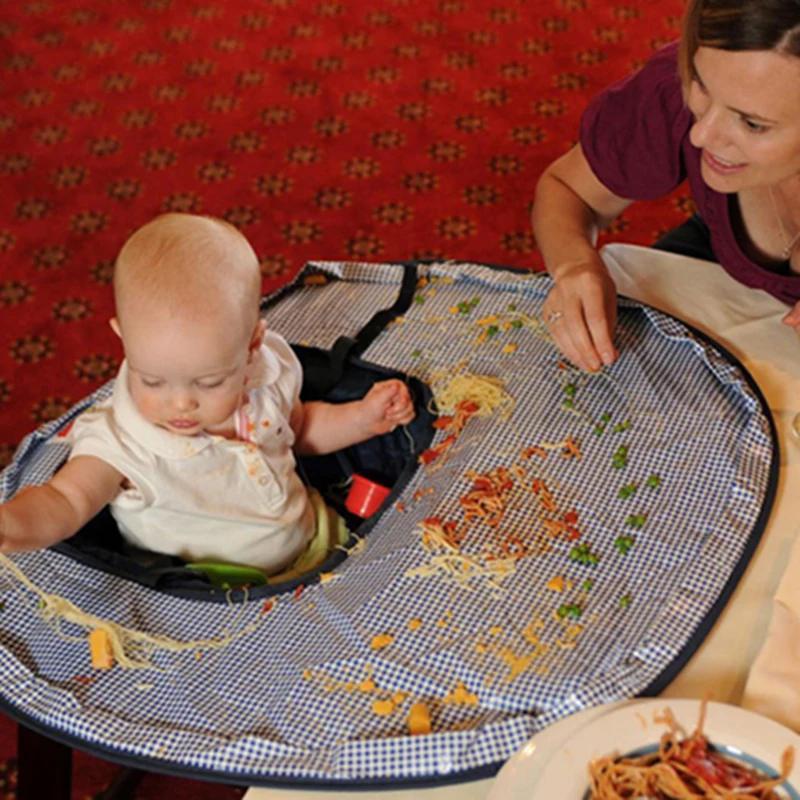 Детский стол для еды, коврик для стульев, чехол для кормления, водонепроницаемый подстилка для сидений, детский стол, предотвращает падение пищи на пол