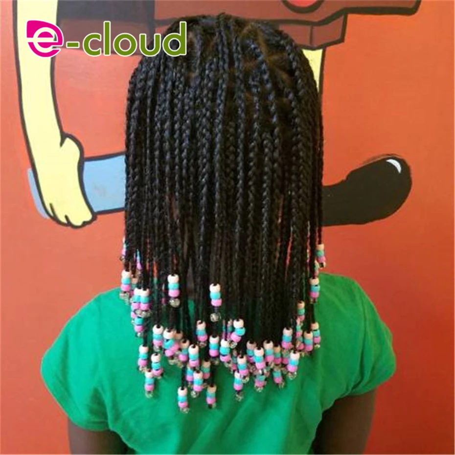 Kids Box Braids Beautiful Hair Beads For Child Multicoloured Beads