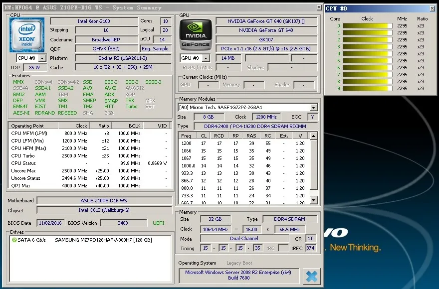 Оригинальный процессор Intel Xeon ES Version E5 2630V4 QHVK 2 10 ГГц ядерный 25 Мб 2630 V4 FCLGA2011 3 85 Вт