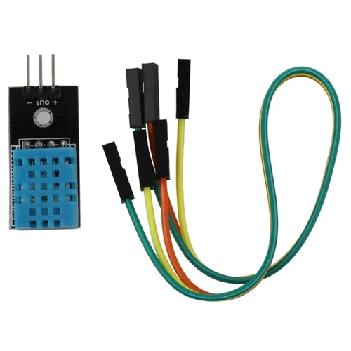 Датчик температуры и относительной влажности DHT11 модуль с кабелем для arduino Diy Kit - Цвет: module with cable