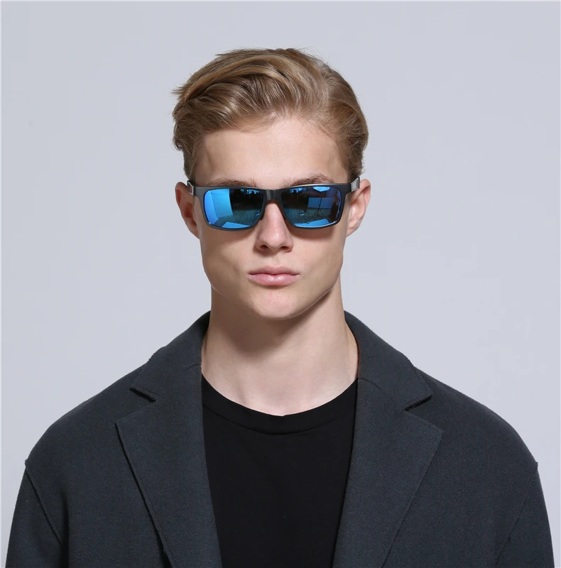 YSO, солнцезащитные очки, мужские, поляризационные, алюминиево-магниевая оправа, солнцезащитные очки, очки для вождения, квадратные, очки, очки, аксессуары для мужчин, 6560