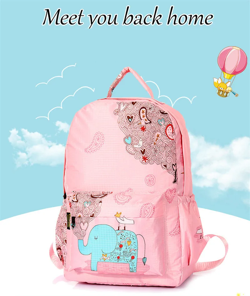 Новые школьные сумки С Рисунком Слона mochila детские школьные сумки для ноутбука Детские рюкзаки для девочек и мальчиков дорожная сумка