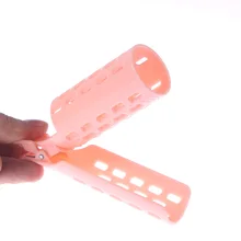 1 шт. пластиковые бигуди для волос ролик большой захват Стайлинг цилиндрические щипцы для завивки волос Волшебные бигуди Инструменты для укладки домашнего использования бигуди