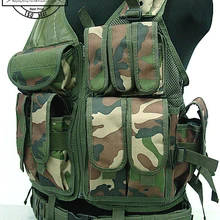 4 цвета тактический военный страйкбол Пейнтбол открытый боевой жилет сетки мешочки жилет черный/зеленый/коричневый/Лесной камуфляж