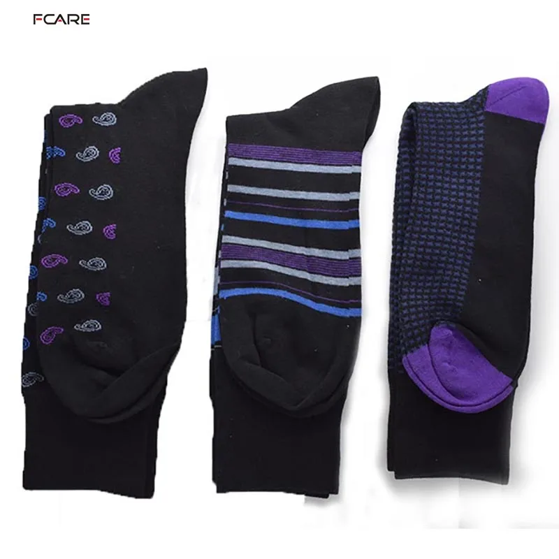 6 шт. = 3 пары мужские хлопковые носки с принтом|dress socks|socks plus sizesocks size |