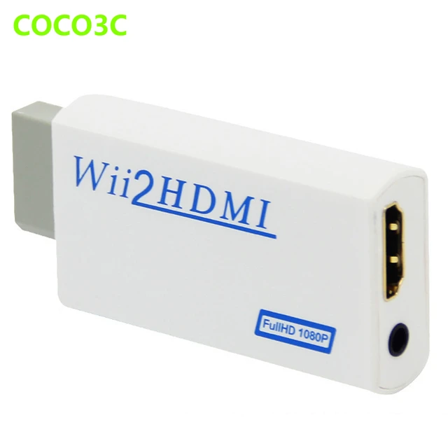 Adaptateur HDMI pour Nintendo Wii Full HD Auvisio [PEARLTV.FR