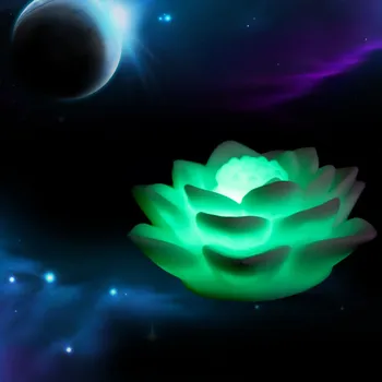 

Romantic Lotus Flower Night Light Color Changing Lotus Flower LED Night Light Romantic Love Mood Lamp Decor