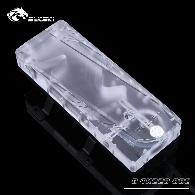 Low Price  Bykski Water Cooling Square Water Tank combo pump Transparent Acrylic +Alimunum Reservoir fit DDC p