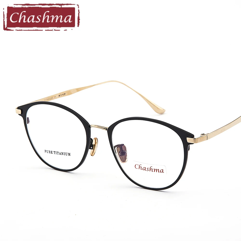 Женские и мужские очки Chashma оправа из чистого титана супер легкие очки|pure titanium