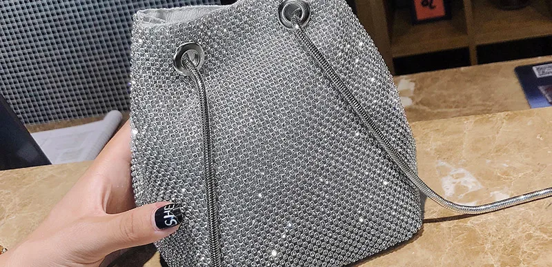 women messenger bag small bucket bag_11