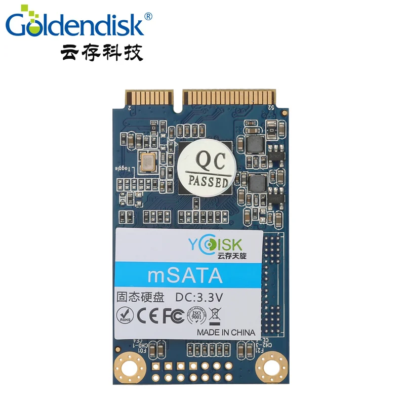 Goldendisk YCdisk серийный высокоскоростной mSATA 32GB SSD твердотельный накопитель POS SSD все в одном аппаратные терминальные диски