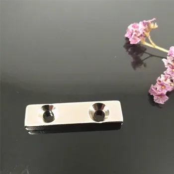 

Zion 50pcs 30x10x10mm hole 5mm strong magnets N35 super permanent countersunk block rare earth neodymium magnets 30*10*10-5mm