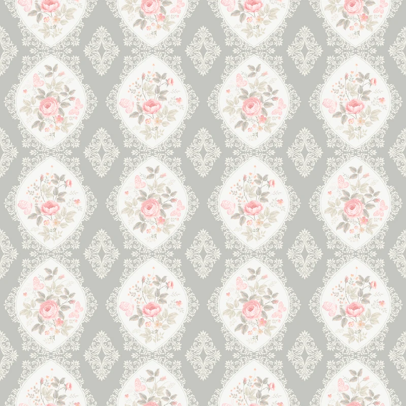 

HUAYI Art Fabric Damask Wallpaper Backdrop Wedding Party Photography For Newborn Background XT-5508