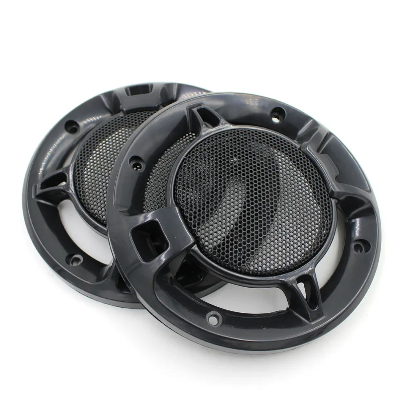 2PCS Car GRL 00 Universal 4.6inch Speaker Cover Black Woofer Auto Sound