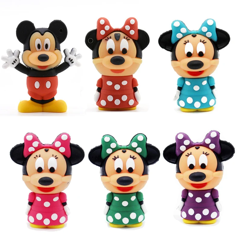 

cartoon Mickey Mouse usb flash drive 4GB 8GB 16GB Pen Drive cute Minnie Memory Stick Pendrive 32gb 64gb flash disk lovely gifts