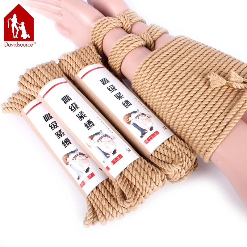 Davidsource Khaki Cotton Bondage Rope High Quality Comfortable Tied up