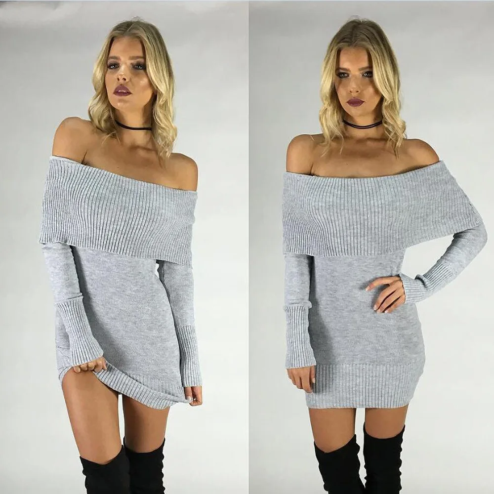 strapless sweater dress