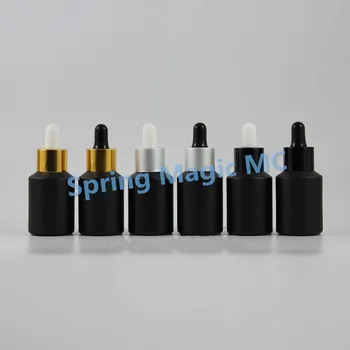 

100PCS 30ml black Frosted Glass Dropper Bottle,shading oil bottle,glass dropper bottle for serum/essential oil/Eye essential oil