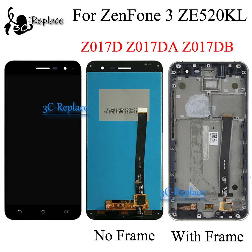 100% протестированный 5 2 дюймовый ЖК-дисплей для Asus ZenFone 3 ZE520KL Z017D Z017DA Z017DB сенсорный