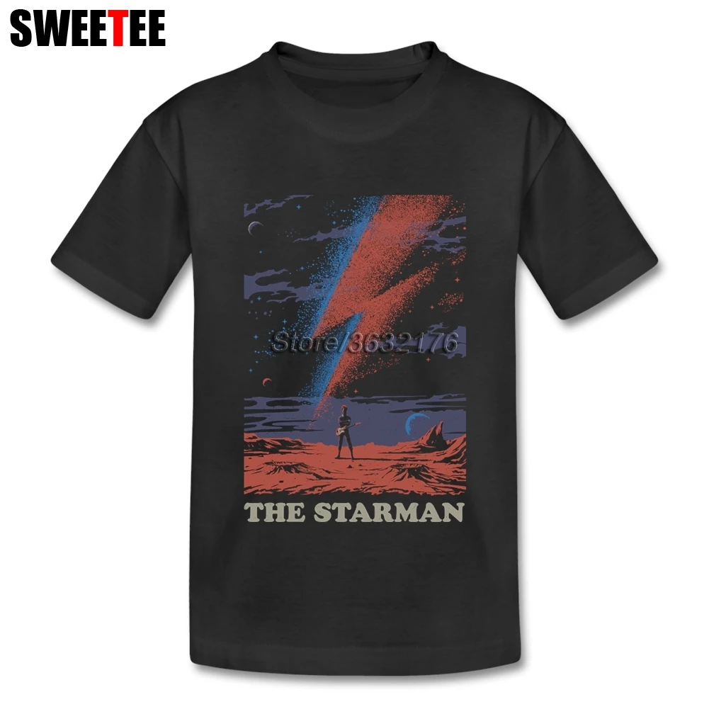 David Bowie Starman T Shirt Kids Short Sleeve 4T 8T Round Neck Tshirts ...