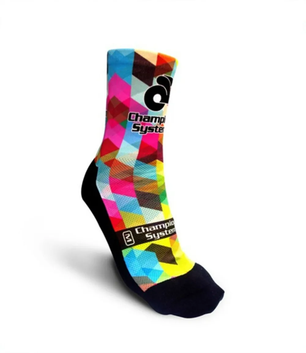 Рождественские подарки печатных 3D носки Для женщин сапоги до колена забавные носок с изображением цифр Для мужчин длинные Спортивные носки Горячая счастливые носки Велоспорт S15