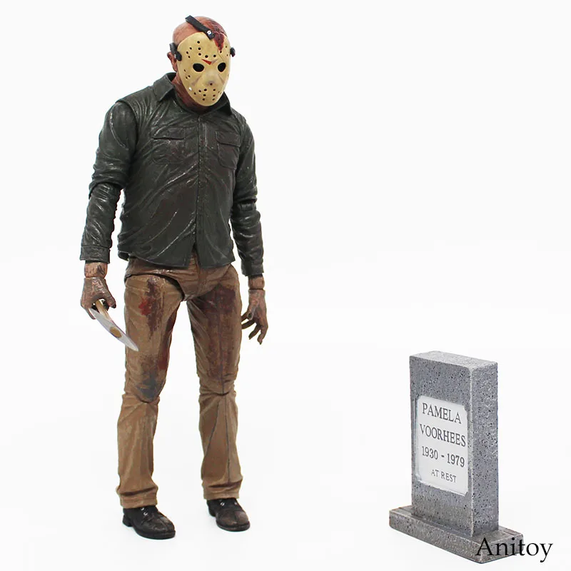 NECA пятница 13th финальная глава Джейсон Вурхиз ПВХ Рисунок Коллекционная игрушка 18 см KT4069