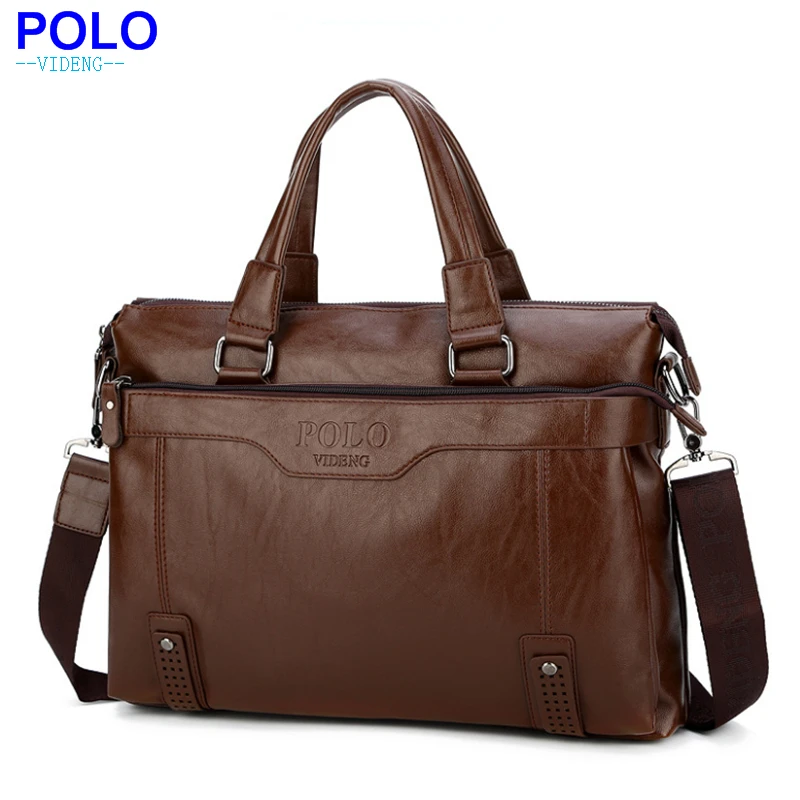 

POLO Videng Men Briefcase with High Quality Men Laptop Handbag for Hot Sale Men Crossbody Bag Men Messenger Bags