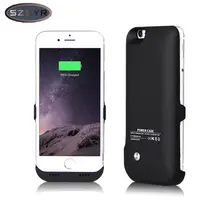 Зарядное устройство аккумулятор 6000 мАч перезаряжаемый внешний корпус резервной батареи питания Блок питания банк питания для iPhone 6/6s 4,7 дюймов