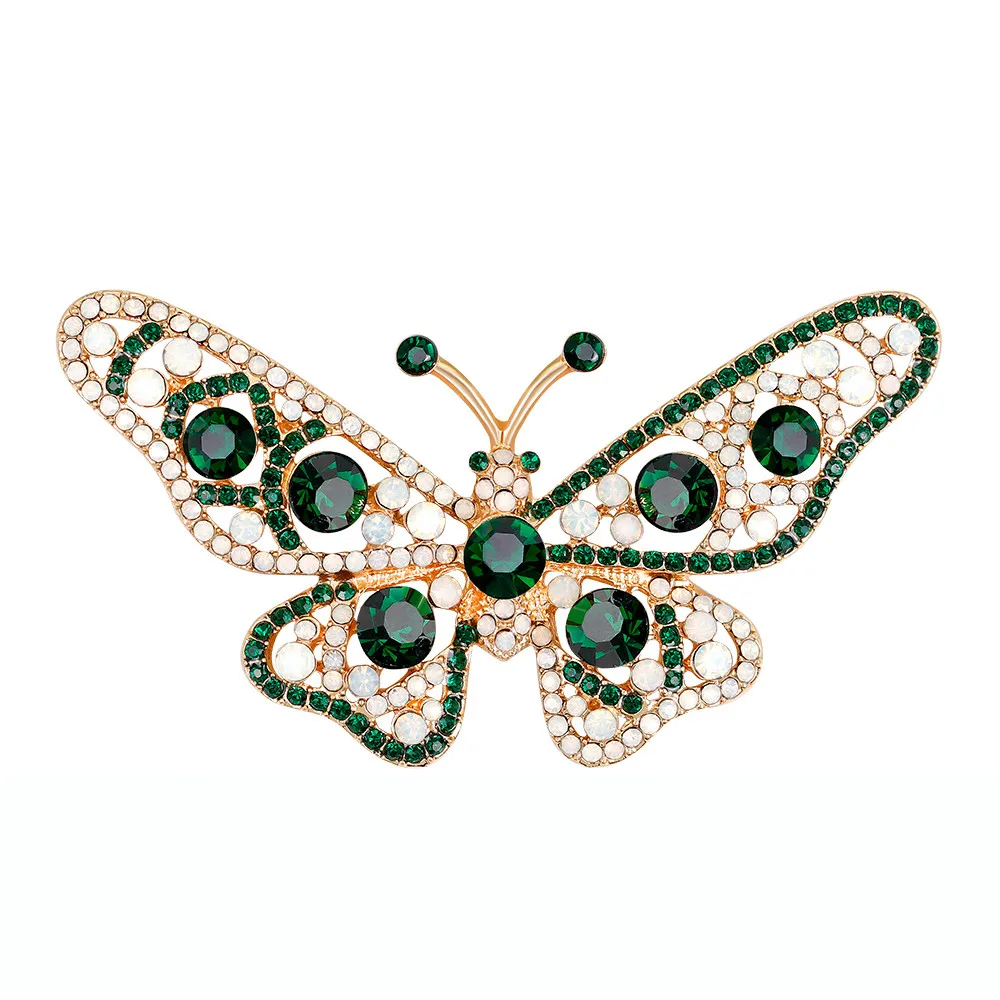 

Fashion Multicolor Crystal Brooch Retro butterfly Brooches Gifts Party Brooches