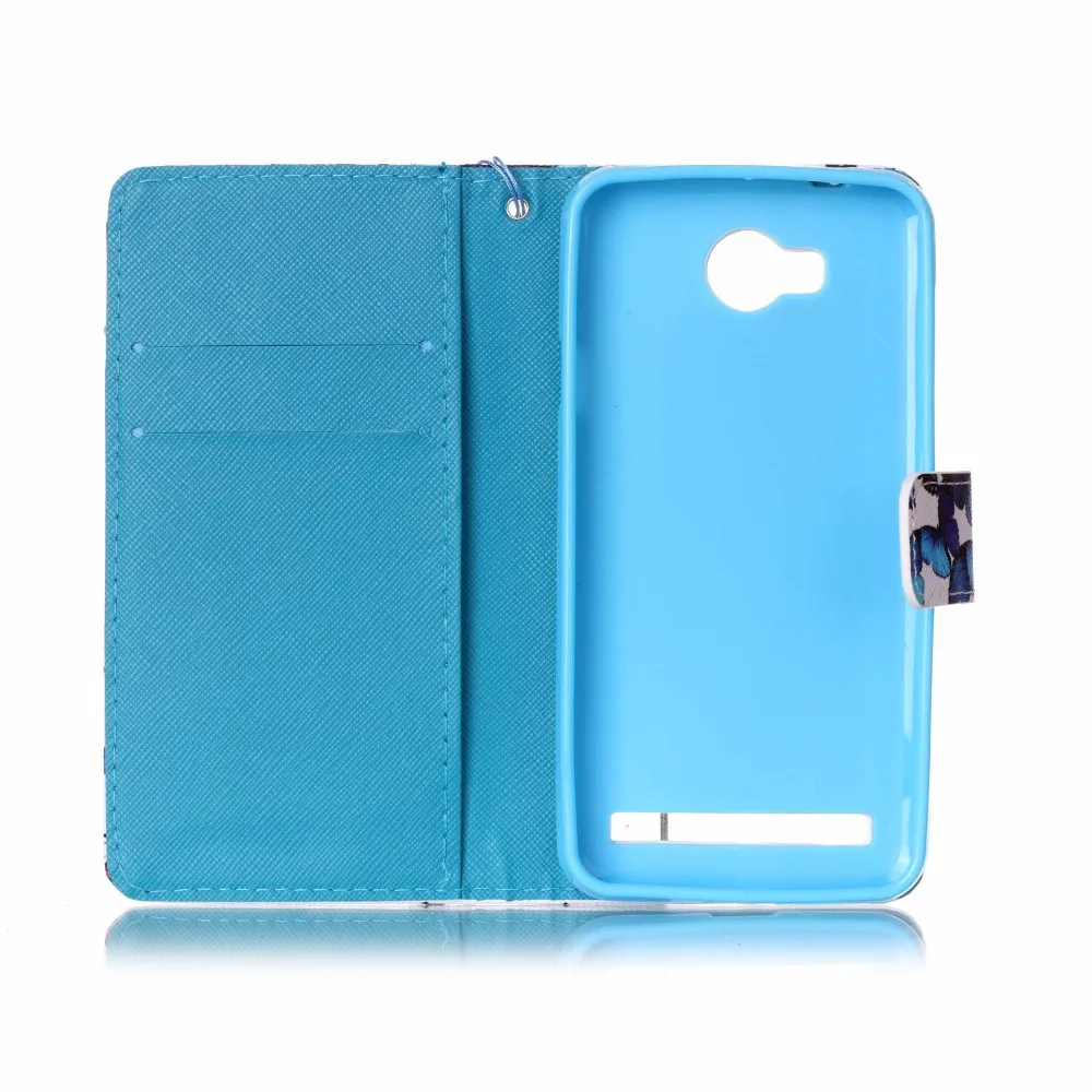 Глаз Висит ИСКУССТВЕННАЯ Кожа Стенд Крышку и Кошелек Чехол Для HUAWEI Y3 II|case for huawei