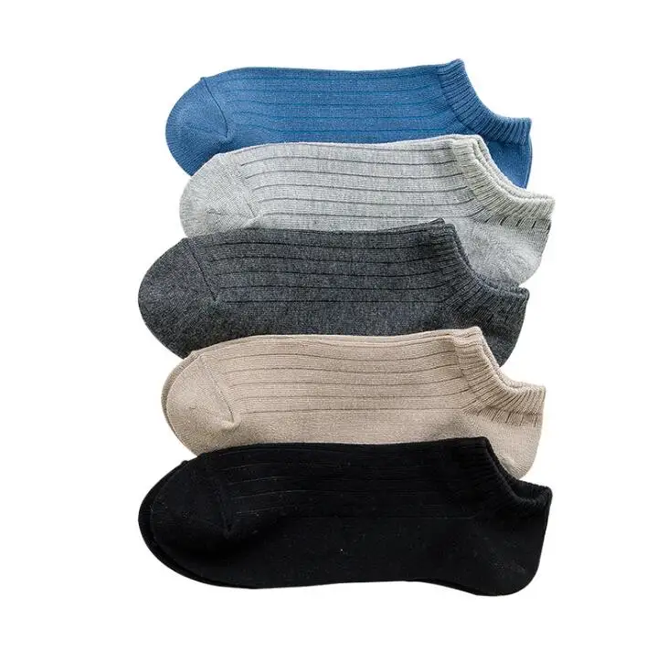 Новинка 2018 года Высокое качество осень зима для мужчин волокно носки для девочек шить цвет Дышащие Короткие носки BY95-1-6