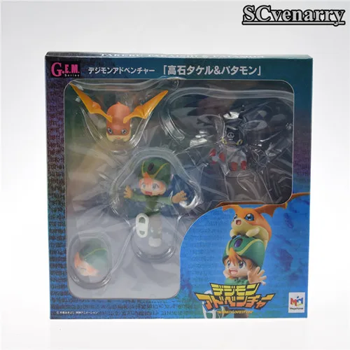 Digimon Adventure Takeru Takaishi & Patamon PVC Aktion Figur Modell Spielzeug 