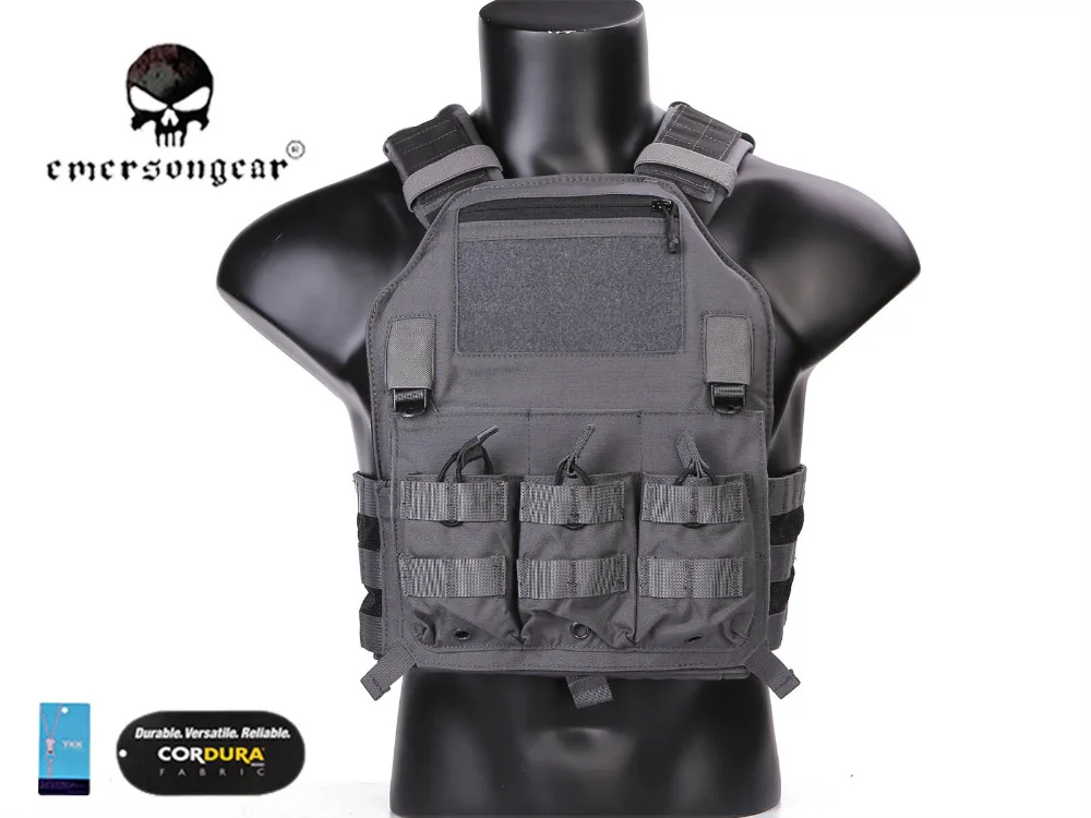 Emersongear 420 несущая пластина тактический жилет открытый стрельба военный Molle Combat 420 жилет EM7362 мультикам черный