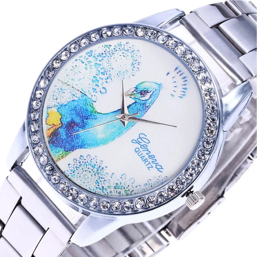 Modern Fashion Women Multi patterns Stainless Steel Band Analog Quartz Round Watch Casual Wristwatch Gift For Female Modern Fashion Women Multi patterns Stainless Steel Band Analog Quartz Round Watch Casual Wristwatch Gift For Female